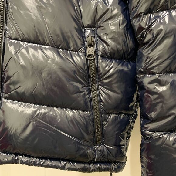 Calvin Klein Men’s Shine Puffer Hooded Jacket - Picture 8 of 15